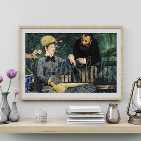 تابلو پذیرایی کلاسیک اثر ادوارد مانه طرح نقاشی در هنرستان با قاب های متنوع